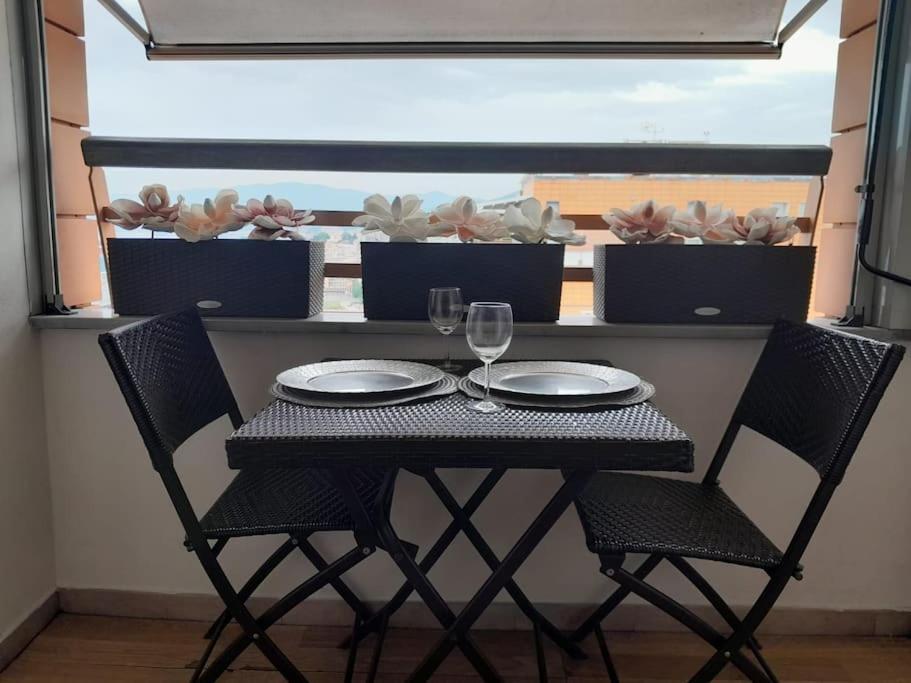 Ferienwohnung Attico Nelle Torri Di Fiumara Genua Exterior foto
